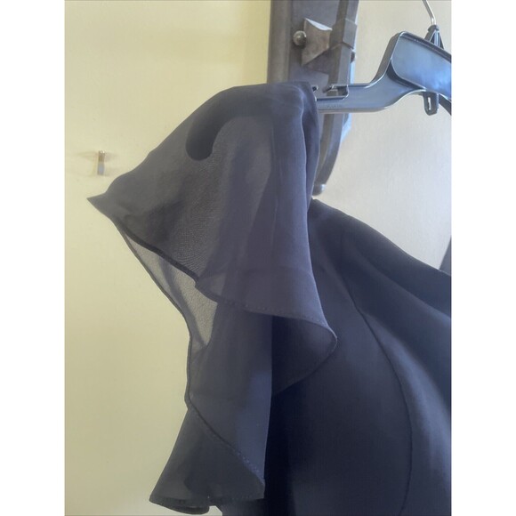 jjs house jet black dress size 14 has 39.5 Bust And 32.5 Waist - Picture 13 of 16